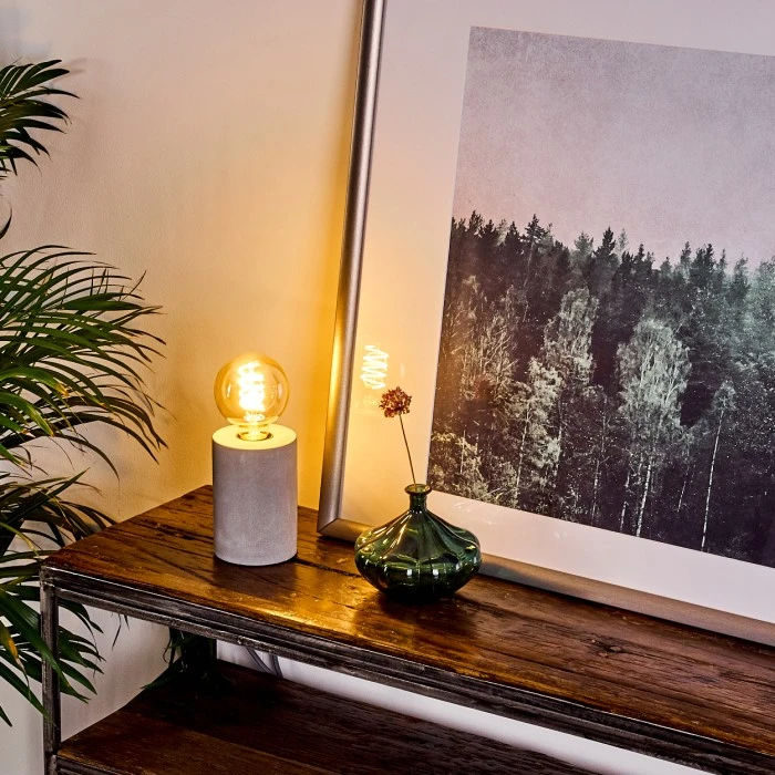 Hofstein Solano Tischleuchte Grau, 1-flammig 14 Hofstein Solano Tischleuchte Grau, 1-flammig – Bild 12