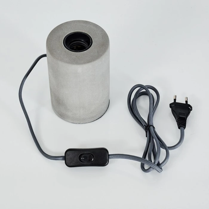 Hofstein Solano Tischleuchte Grau, 1-flammig 7 Hofstein Solano Tischleuchte Grau, 1-flammig – Bild 5