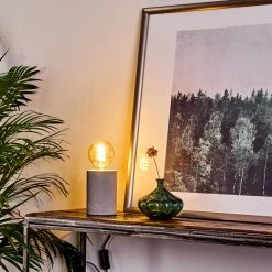 Hofstein Solano Tischleuchte Grau, 1-flammig 23 Hofstein Solano Tischleuchte Grau, 1-flammig -Günstiges Tischlampen Geschäft solano tischleuchte h3398104 9