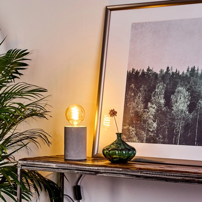 Hofstein Solano Tischleuchte Grau, 1-flammig 12 Hofstein Solano Tischleuchte Grau, 1-flammig – Bild 10