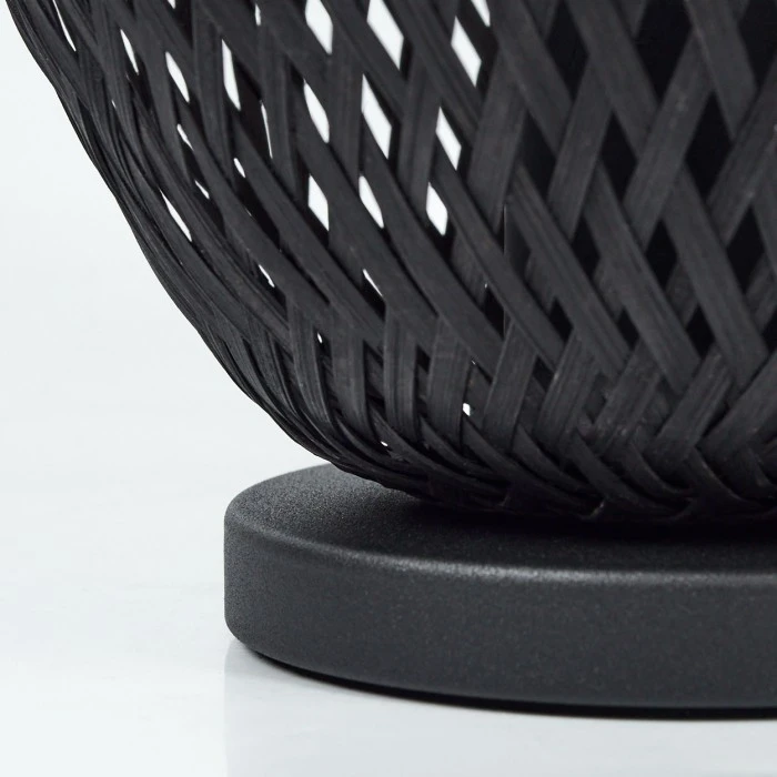 Hofstein Solera Tischleuchte Schwarz, 1-flammig 8 Hofstein Solera Tischleuchte Schwarz, 1-flammig – Bild 6