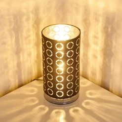 Hofstein Sonderborg Tischleuchte Chrom, Grau, 1-flammig -Günstiges Tischlampen Geschäft sonderborg tischleuchte h3349274 11