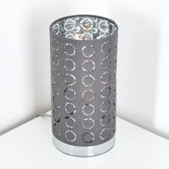 Hofstein Sonderborg Tischleuchte Chrom, Grau, 1-flammig -Günstiges Tischlampen Geschäft sonderborg tischleuchte h3349274 12