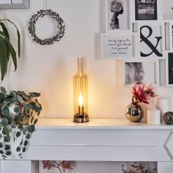 Hofstein Spragge Tischleuchte Nickel-Matt, 1-flammig -Günstiges Tischlampen Geschäft spragge tischleuchte h3565339 6