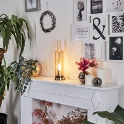 Hofstein Spragge Tischleuchte Nickel-Matt, 1-flammig -Günstiges Tischlampen Geschäft spragge tischleuchte h3565339 8