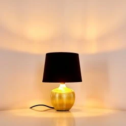 Hofstein Stampa Tischleuchte Gold, 1-flammig 28 Hofstein Stampa Tischleuchte Gold, 1-flammig -Günstiges Tischlampen Geschäft stampa tischleuchte h3282342 do1 11