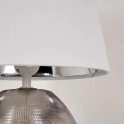 Hofstein Stampa Tischleuchte Silber, 1-flammig -Günstiges Tischlampen Geschäft stampa tischleuchte h3282427 do1 10