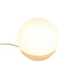 Steinhauer Ancilla Tischleuchte LED Holz hell, 1-flammig