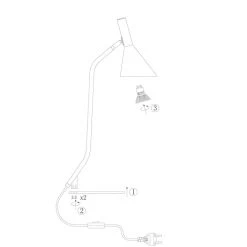 Steinhauer Anne's choice Tischleuchte LED Messing, Schwarz, 1-flammig -Günstiges Tischlampen Geschäft steinhauer anne s choice tischleuchte 2489zw 14