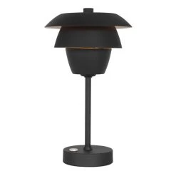 Steinhauer Bordlampe Tischleuchte Schwarz, 1-flammig