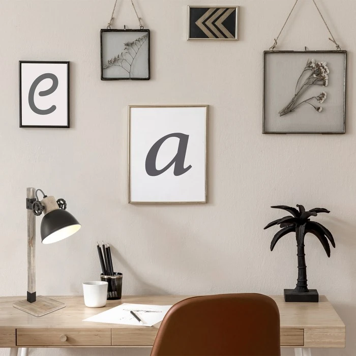 Steinhauer Gearwood Tischleuchte Anthrazit, Holz dunkel, 1-flammig 3 Steinhauer Gearwood Tischleuchte Anthrazit, Holz dunkel, 1-flammig