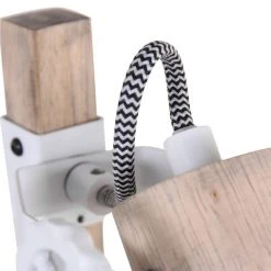 Steinhauer Gearwood Tischleuchte Weiß, Holz dunkel, 1-flammig 27 Steinhauer Gearwood Tischleuchte Weiß, Holz dunkel, 1-flammig -Günstiges Tischlampen Geschäft steinhauer gearwood tischleuchte 2665w 9