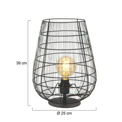 Steinhauer Gloom Tischleuchte Schwarz, 1-flammig -Günstiges Tischlampen Geschäft steinhauer gloom tischleuchte 3002zw 5