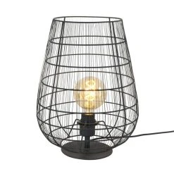 Steinhauer Gloom Tischleuchte Schwarz, 1-flammig -Günstiges Tischlampen Geschäft steinhauer gloom tischleuchte 3002zw 9