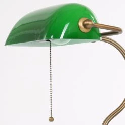 Steinhauer Mexlite Bankerlampe Bronze, 1-flammig -Günstiges Tischlampen Geschäft steinhauer mexlite bankerlampe 7733br 5