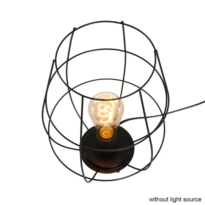 Steinhauer Minimalics Tischleuchte Schwarz, 1-flammig 8 Steinhauer Minimalics Tischleuchte Schwarz, 1-flammig – Bild 6