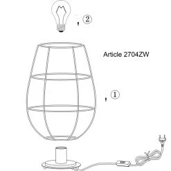 Steinhauer Minimalics Tischleuchte Schwarz, 1-flammig 19 Steinhauer Minimalics Tischleuchte Schwarz, 1-flammig -Günstiges Tischlampen Geschäft steinhauer minimalics tischleuchte 2704zw 6