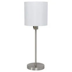 Steinhauer Noor Tischleuchte Edelstahl, 1-flammig
