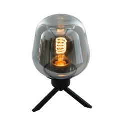 Steinhauer Reflexion Tischleuchte Schwarz, Grau, 1-flammig -Günstiges Tischlampen Geschäft steinhauer reflexion tischleuchte 2683zw 8