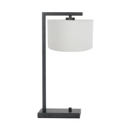 Steinhauer Stang Tischleuchte Schwarz, 1-flammig