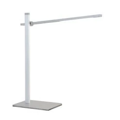 Steinhauer Stekk Tischleuchte LED Edelstahl, Weiß, 1-flammig -Günstiges Tischlampen Geschäft steinhauer stekk tischleuchte 2689st 12