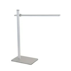 Steinhauer Stekk Tischleuchte LED Edelstahl, Weiß, 1-flammig -Günstiges Tischlampen Geschäft steinhauer stekk tischleuchte 2689st 2