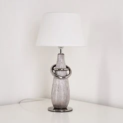 Hofstein Stilli Tischleuchte Silber, 1-flammig 29 Hofstein Stilli Tischleuchte Silber, 1-flammig -Günstiges Tischlampen Geschäft stilli tischleuchte h3284513 do1 12