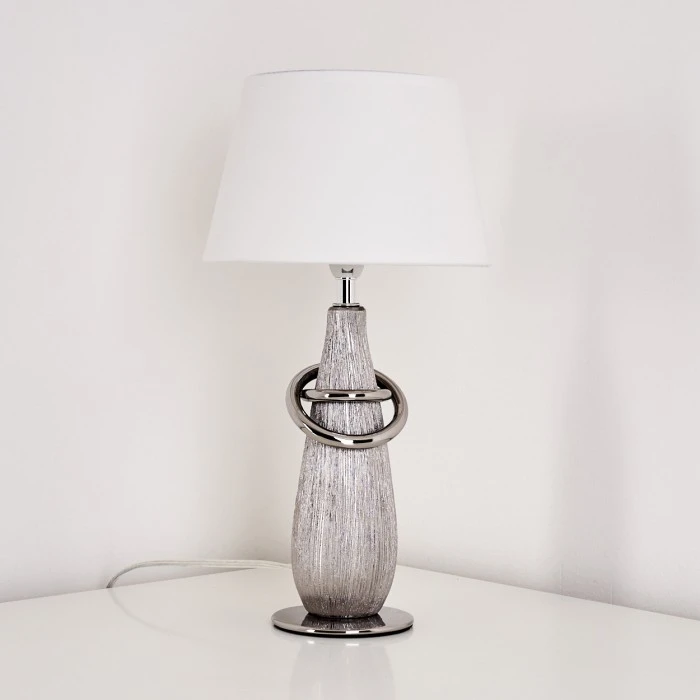 Hofstein Stilli Tischleuchte Silber, 1-flammig 15 Hofstein Stilli Tischleuchte Silber, 1-flammig – Bild 13