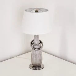 Hofstein Stilli Tischleuchte Silber, 1-flammig 22 Hofstein Stilli Tischleuchte Silber, 1-flammig -Günstiges Tischlampen Geschäft stilli tischleuchte h3284513 do1 5