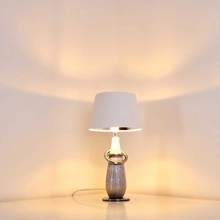 Hofstein Stilli Tischleuchte Silber, 1-flammig 10 Hofstein Stilli Tischleuchte Silber, 1-flammig – Bild 8