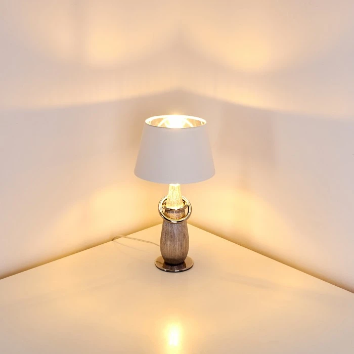 Hofstein Stilli Tischleuchte Silber, 1-flammig 12 Hofstein Stilli Tischleuchte Silber, 1-flammig – Bild 10