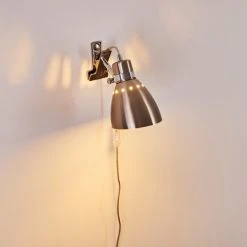 Hofstein Stranderott Klemmleuchte Edelstahl, 1-flammig -Günstiges Tischlampen Geschäft stranderott klemmleuchte h3288887 do1 17