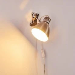 Hofstein Stranderott Klemmleuchte Edelstahl, 1-flammig -Günstiges Tischlampen Geschäft stranderott klemmleuchte h3288887 do1 7