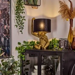 Hofstein Suardi Tischleuchte Gold, 1-flammig