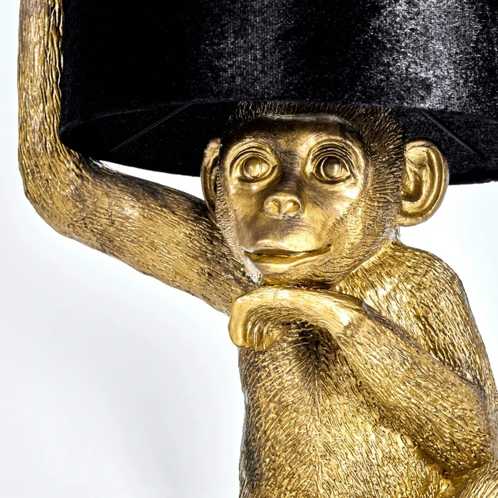 Hofstein Suardi Tischleuchte Gold, 1-flammig 5 Hofstein Suardi Tischleuchte Gold, 1-flammig – Bild 3