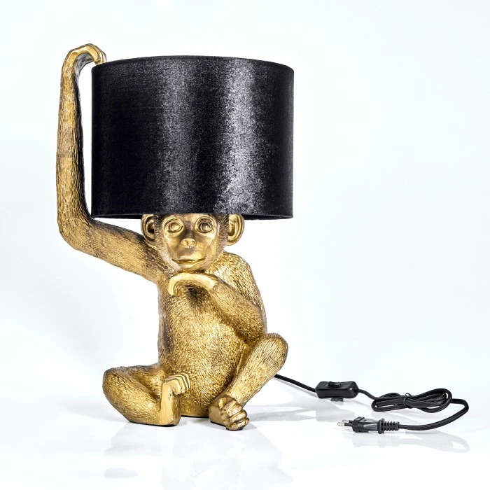 Hofstein Suardi Tischleuchte Gold, 1-flammig 7 Hofstein Suardi Tischleuchte Gold, 1-flammig – Bild 5