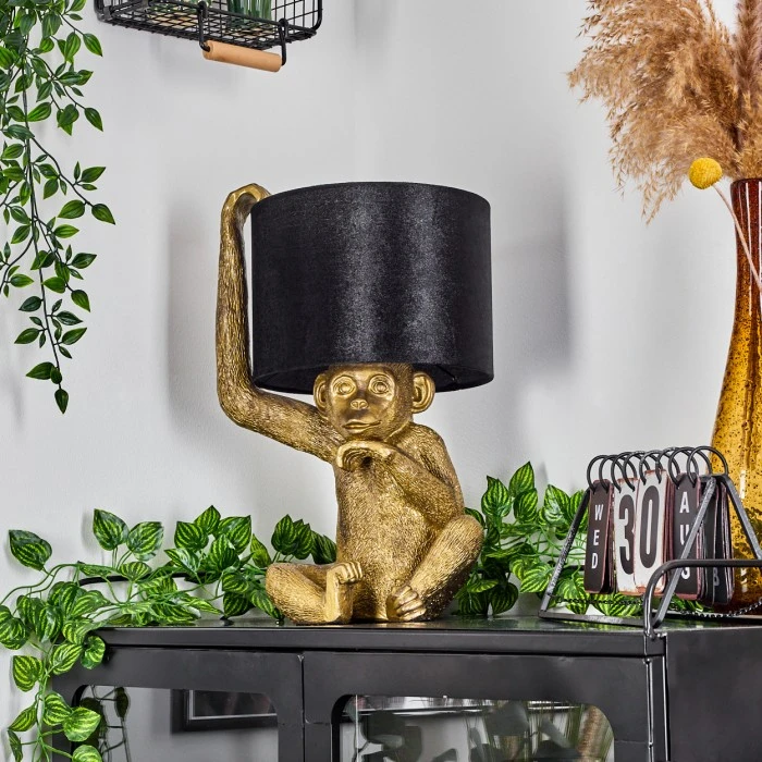 Hofstein Suardi Tischleuchte Gold, 1-flammig 12 Hofstein Suardi Tischleuchte Gold, 1-flammig – Bild 10