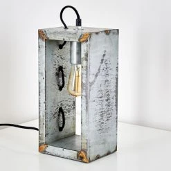 Hofstein Süderhaff Tischleuchte Grau, 1-flammig -Günstiges Tischlampen Geschäft suederhaff tischleuchte h3290187 do1 13