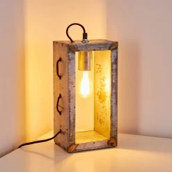 Hofstein Süderhaff Tischleuchte Grau, 1-flammig -Günstiges Tischlampen Geschäft suederhaff tischleuchte h3290187 do1 6