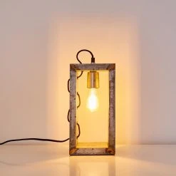 Hofstein Süderhaff Tischleuchte Grau, 1-flammig -Günstiges Tischlampen Geschäft suederhaff tischleuchte h3290187 do1 7