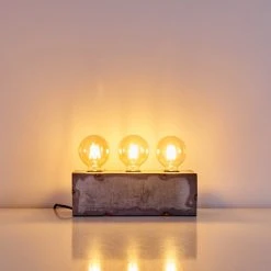 Hofstein Süderhaff Tischleuchte Grau, 3-flammig -Günstiges Tischlampen Geschäft suederhaff tischleuchte h3361801 13