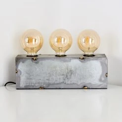 Hofstein Süderhaff Tischleuchte Grau, 3-flammig -Günstiges Tischlampen Geschäft suederhaff tischleuchte h3361801 8