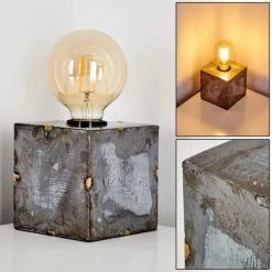 Hofstein Süderhaff Tischleuchte Grau, 1-flammig