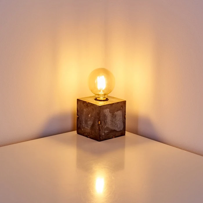 Hofstein Süderhaff Tischleuchte Grau, 1-flammig 7 Hofstein Süderhaff Tischleuchte Grau, 1-flammig – Bild 5