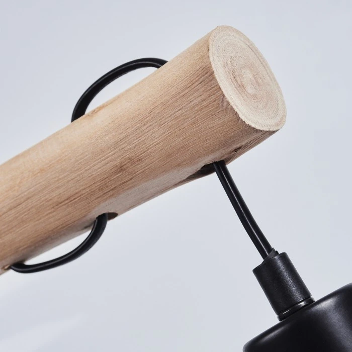 Hofstein Sunasau Tischleuchte Schwarz, Naturfarben, 1-flammig 8 Hofstein Sunasau Tischleuchte Schwarz, Naturfarben, 1-flammig – Bild 6