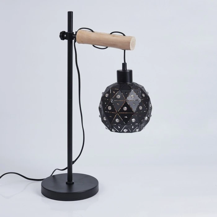 Hofstein Sunasau Tischleuchte Schwarz, Naturfarben, 1-flammig 10 Hofstein Sunasau Tischleuchte Schwarz, Naturfarben, 1-flammig – Bild 8