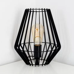 Hofstein Svensbyn Tischleuchte Schwarz, 1-flammig -Günstiges Tischlampen Geschäft svensbyn tischleuchte h3362075 3