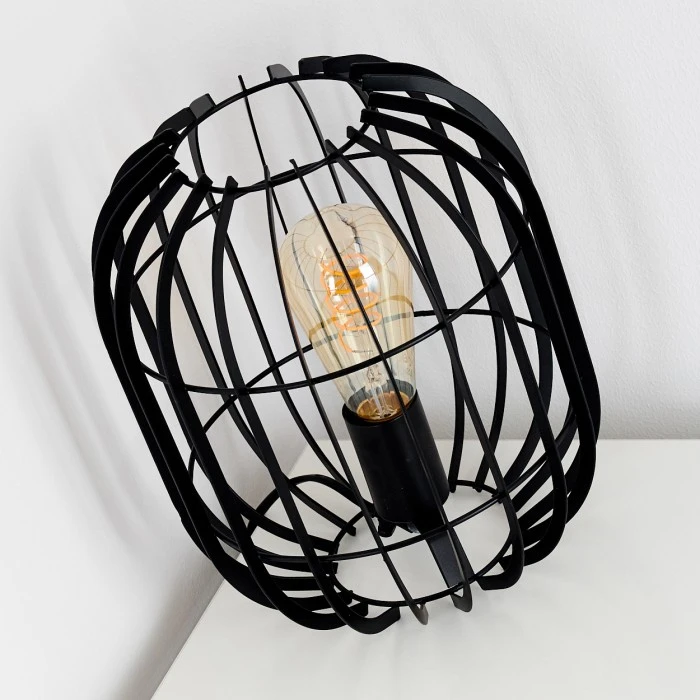 Hofstein Svensbyn Tischleuchte Schwarz, 1-flammig 8 Hofstein Svensbyn Tischleuchte Schwarz, 1-flammig – Bild 6