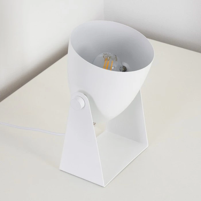 Hofstein Takeda Tischleuchte Weiß, 1-flammig 13 Hofstein Takeda Tischleuchte Weiß, 1-flammig – Bild 11