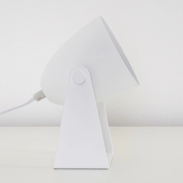 Hofstein Takeda Tischleuchte Weiß, 1-flammig 8 Hofstein Takeda Tischleuchte Weiß, 1-flammig – Bild 6